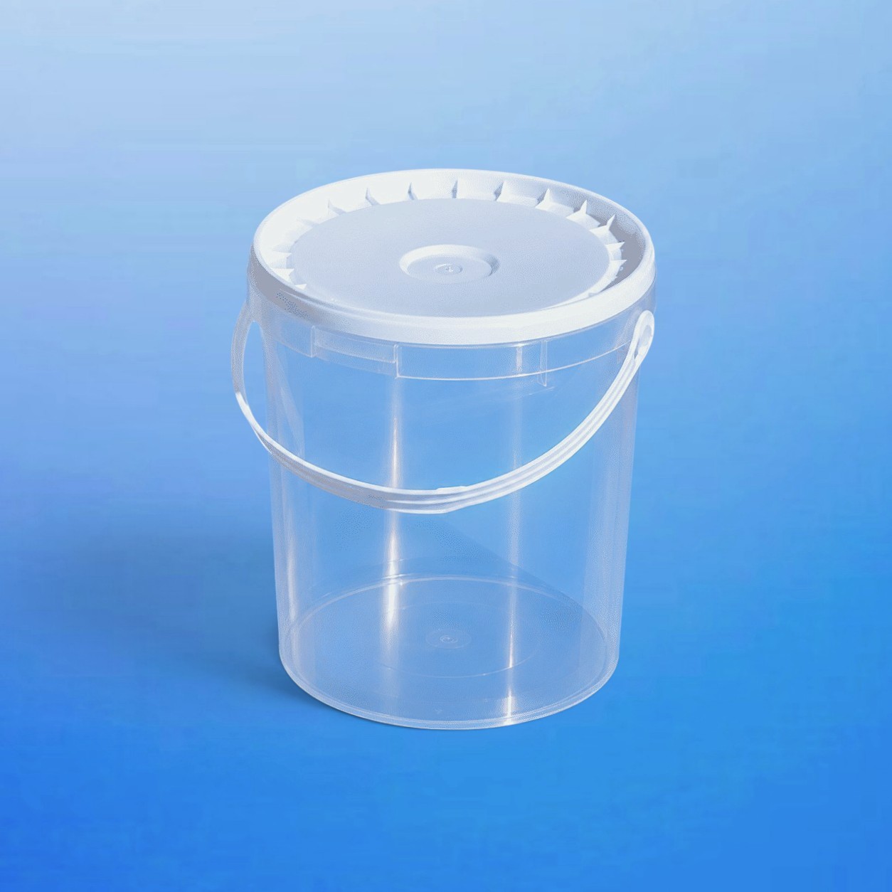 Balde 5L transparente Cubo transparente inviolable de 5L Ref. 9114