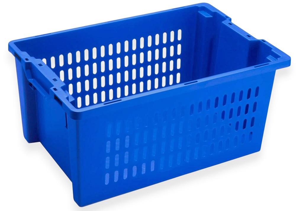 caixa-2273 Caixa de plástico fundo fechado, lados gradeados Ref. 2273